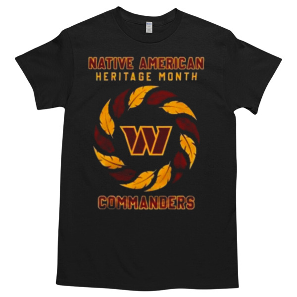 Washington Commanders Native American Heritage Month 2024 T-Shirt Styles Available - Multiple Colorways - Cross-gender Fashion