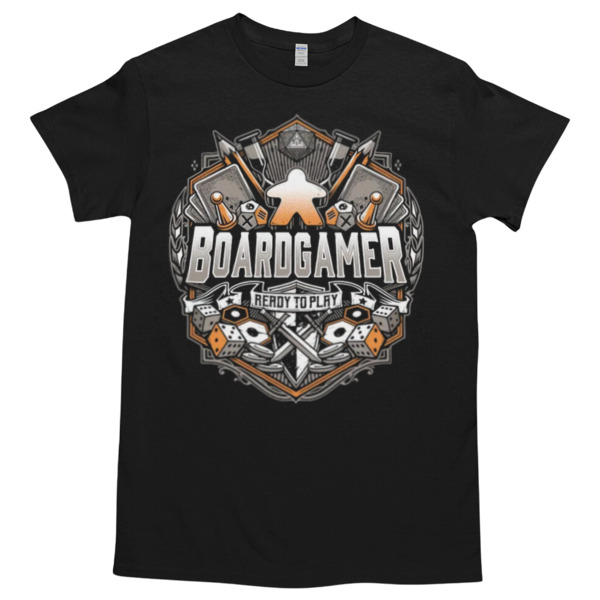 BoardGamer Ready To Play Tshirt – High durability non-shrink fabric – Cross-gender Fashion