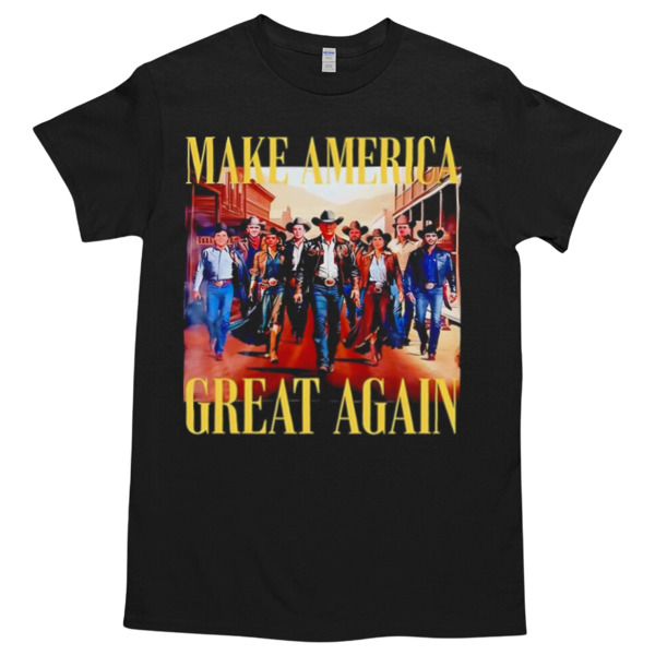 Maga Garbage Trump make america great again cowboys Tshirt – High durability non-shrink fabric – Cross-gender Fashion