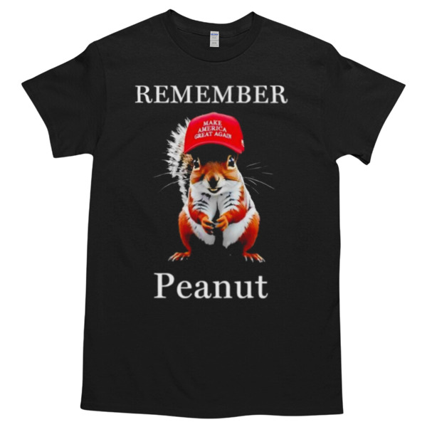 Peanut The Squirrel Trump Hat 2024 Tshirt – High durability non-shrink fabric – Cross-gender Fashion