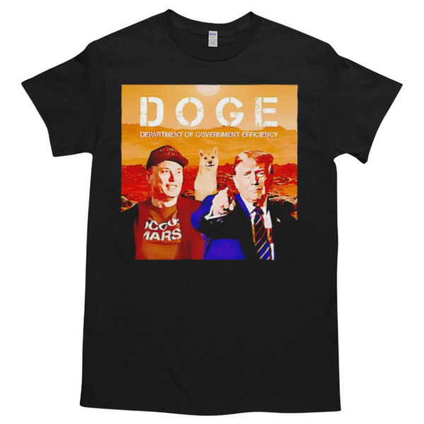 Trump Vance Trump DOGE Department Of Government Efficiency Tshirt – High durability non-shrink fabric – Cross-gender Fashion