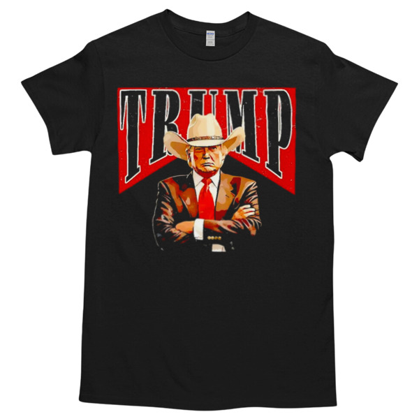 Western cowboy Trump 2024 Tshirt – High durability non-shrink fabric – Cross-gender Fashion