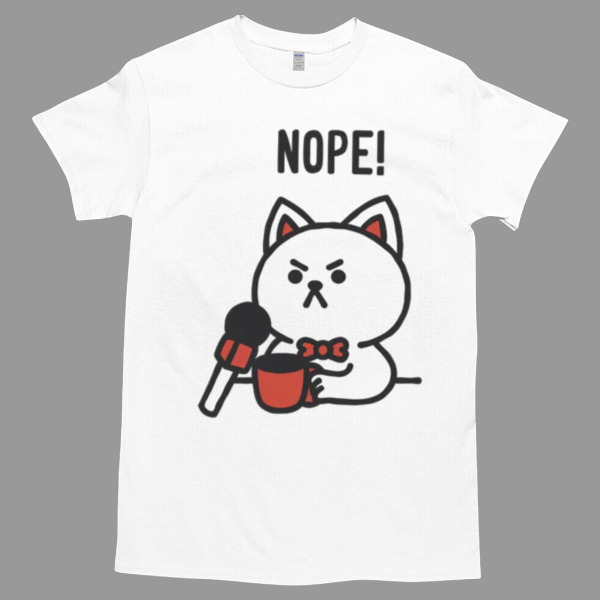 Nope Cat Monday by Tobe Fonseca Tshirt - High durability non-shrink fabric - Cross-gender Fashion