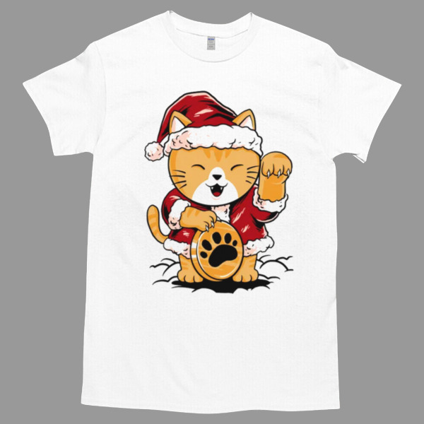 lucky meow Tshirt - High durability non-shrink fabric - Cross-gender Fashion