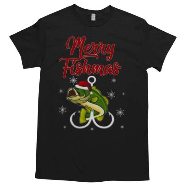 MERRY FISHMAS Unisex Tshirt, Cotton Womenswear, High durability non-shrink fabric