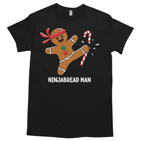 Ninjabread Man Unisex Tshirt, Cotton Womenswear, High durability non-shrink fabric