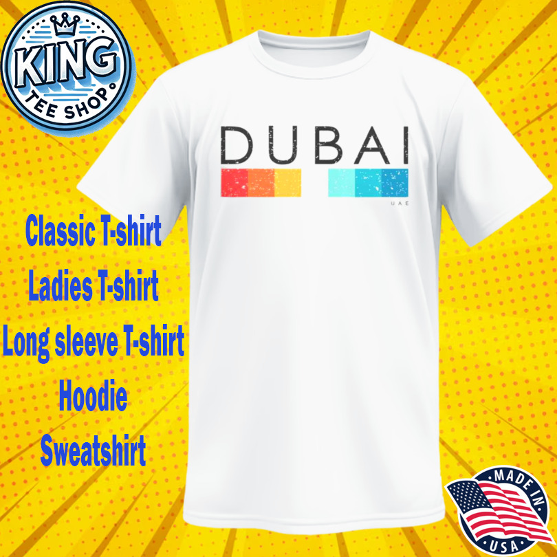 Top Vintage Dubai UAE Retro Tshirt