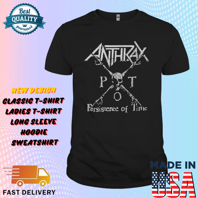 Anthrax Persistence Of Time Broken Clock Shirt