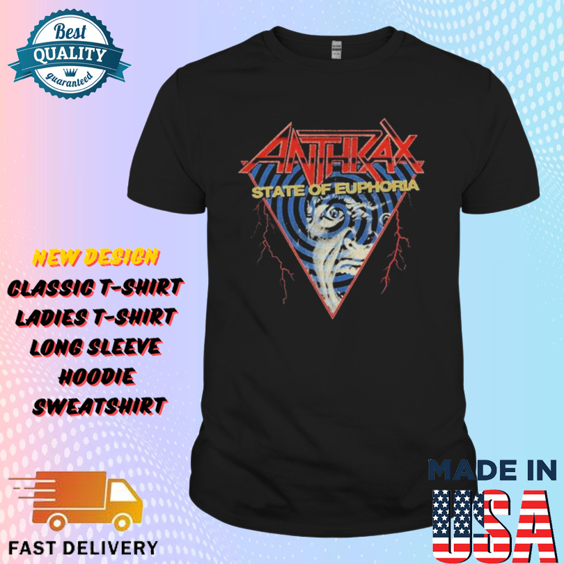 Anthrax State Of Euphoria Optical T Shirt