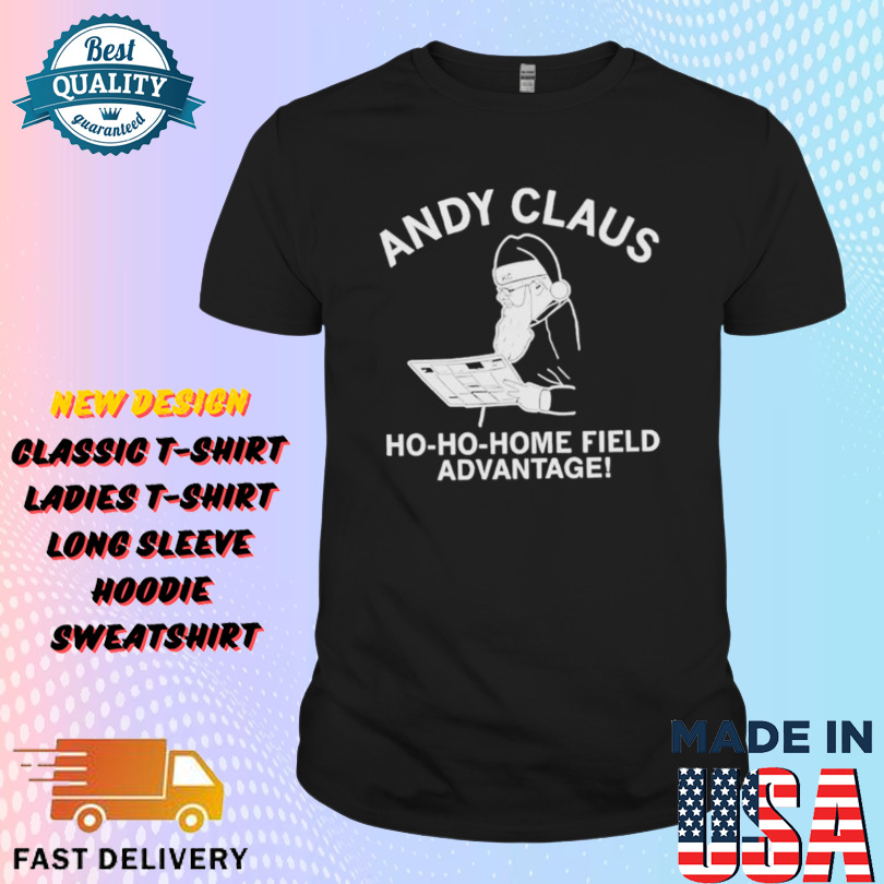 Andy Reid Andy Claus Ho Ho Home Field Advantage Kansas City Chiefs In The Playoffs Shirt