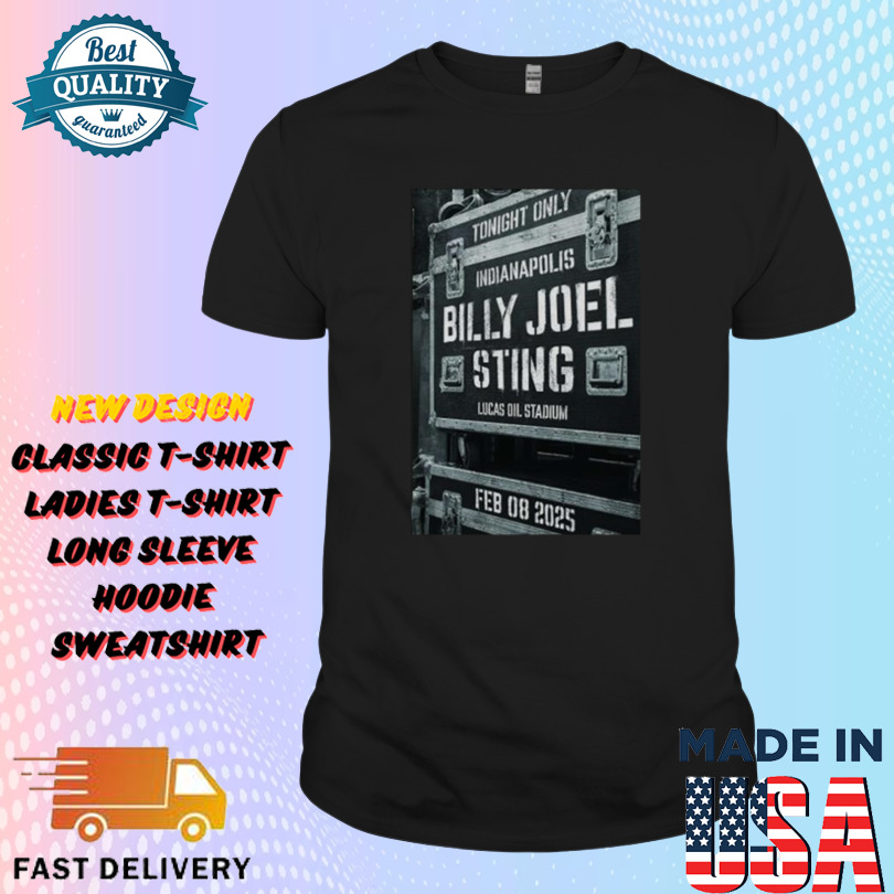 Billy Joel Tonight Only Indianapolis, IN 2025 Shirt