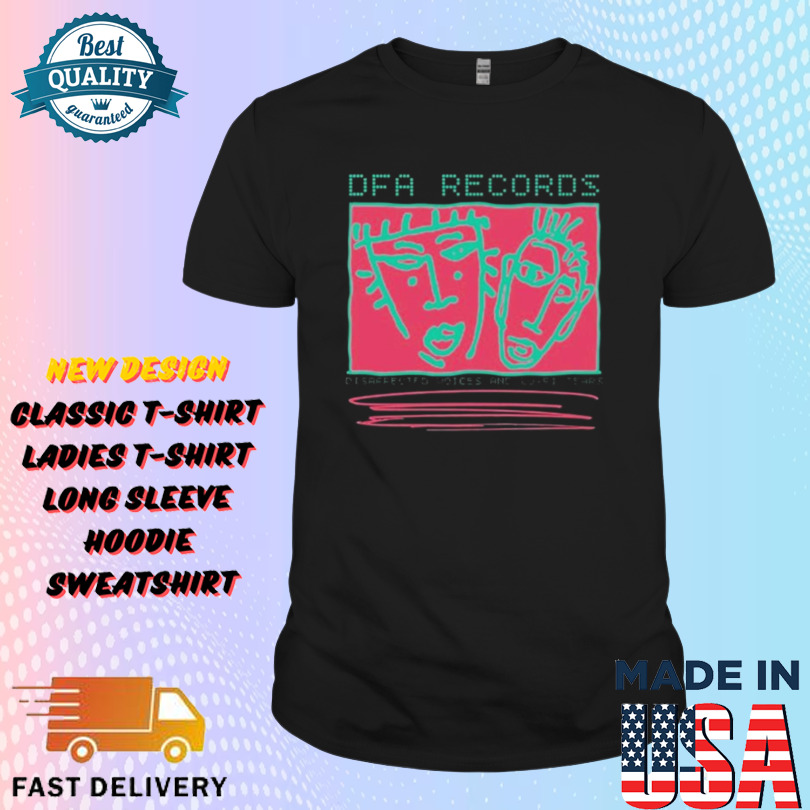 DFA Records Enter The Night Gallery Teenage Voices Shirt