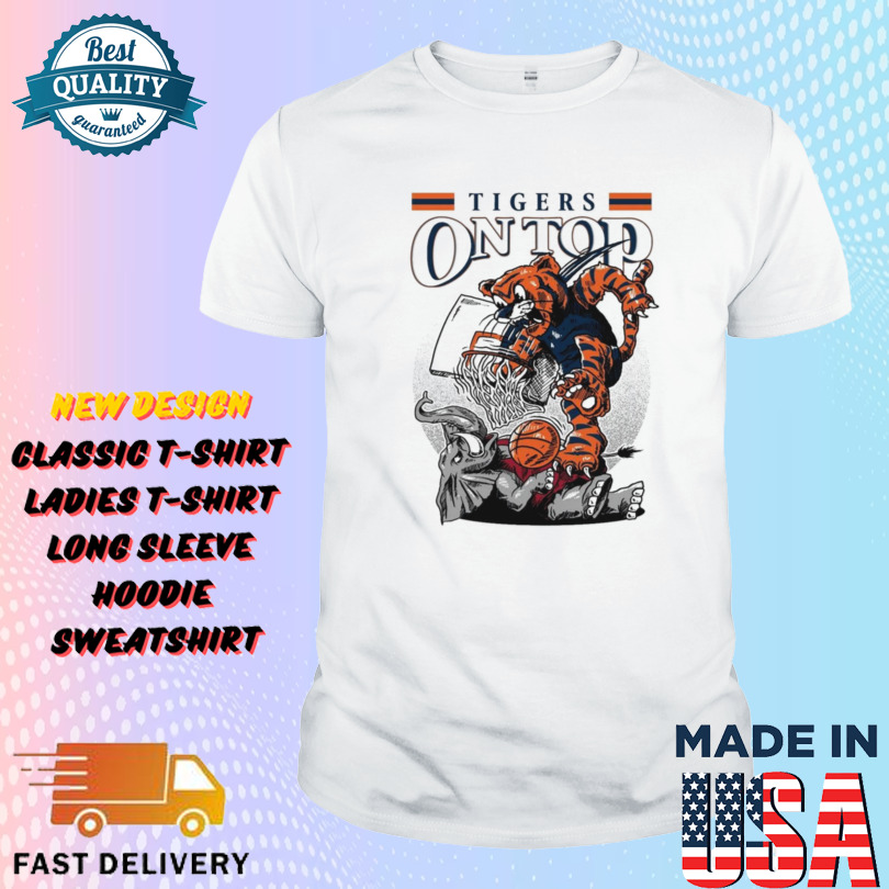 Auburn Tiger On Top Basketball Shirt