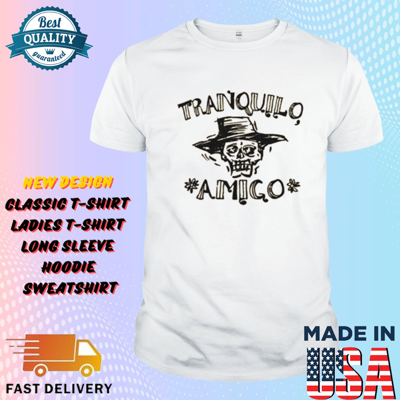 Kaleo Tranquilo Amigo Skull Cowboy Head Shirt