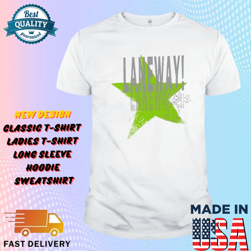 Laneway Festival Star Glitter Logo Shirt