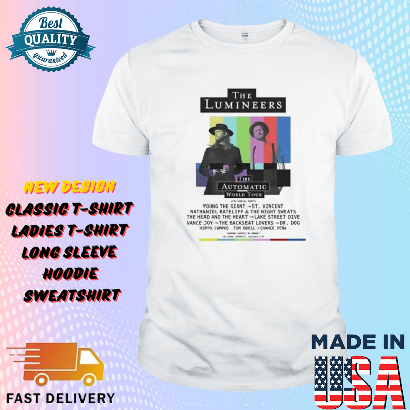 The Lumineers The Automatic World Tour 2025 Shirt