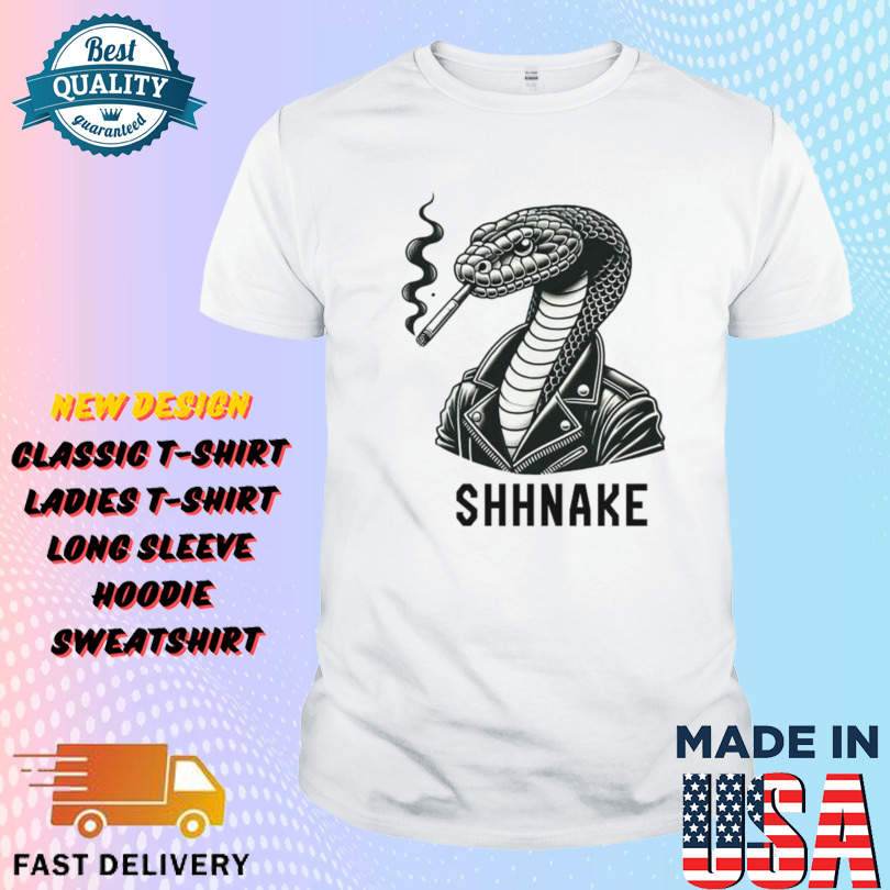 The News Junkie Shhnake Cigarettes Shirt