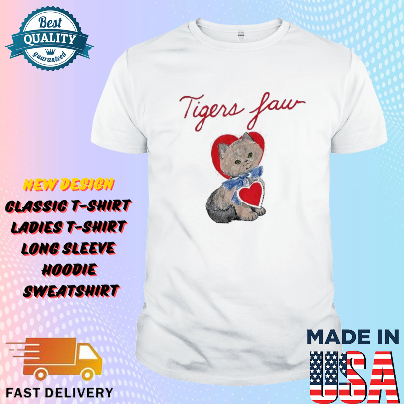 Tigers Jaw Cat Heart Shirt