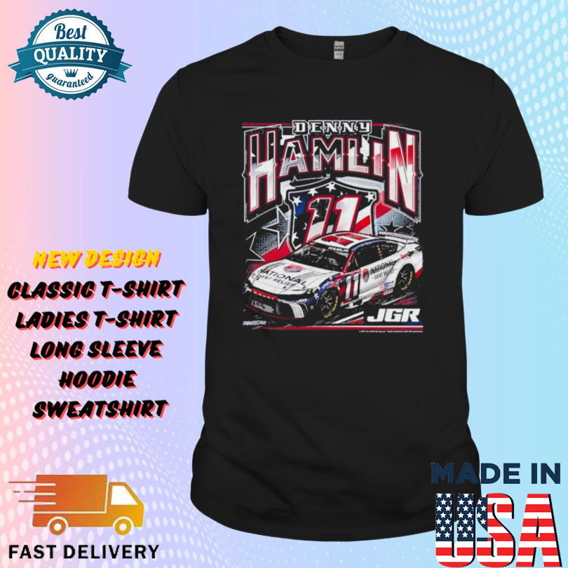 Denny Hamlin Joe Gibbs Racing Team National Debt Relief Car Shirt