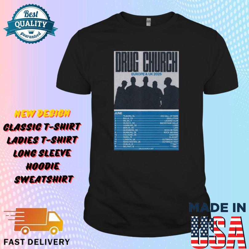 Drug Church Europe And UK June 2025 Tour Tilburg NL 013 Hall Of Fame Shirt