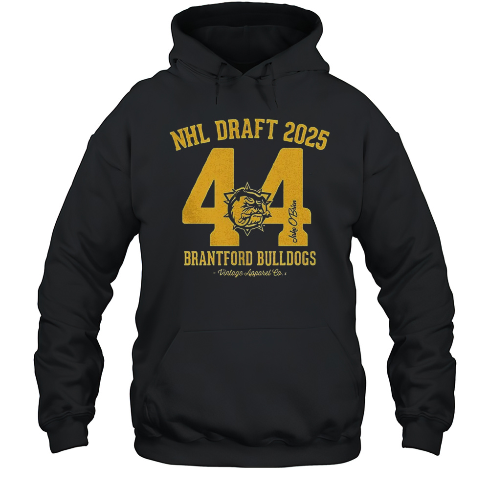 Brantford Bulldogs NHL Draft 2025 Jabo OBrien Shirt Unisex Hoodie