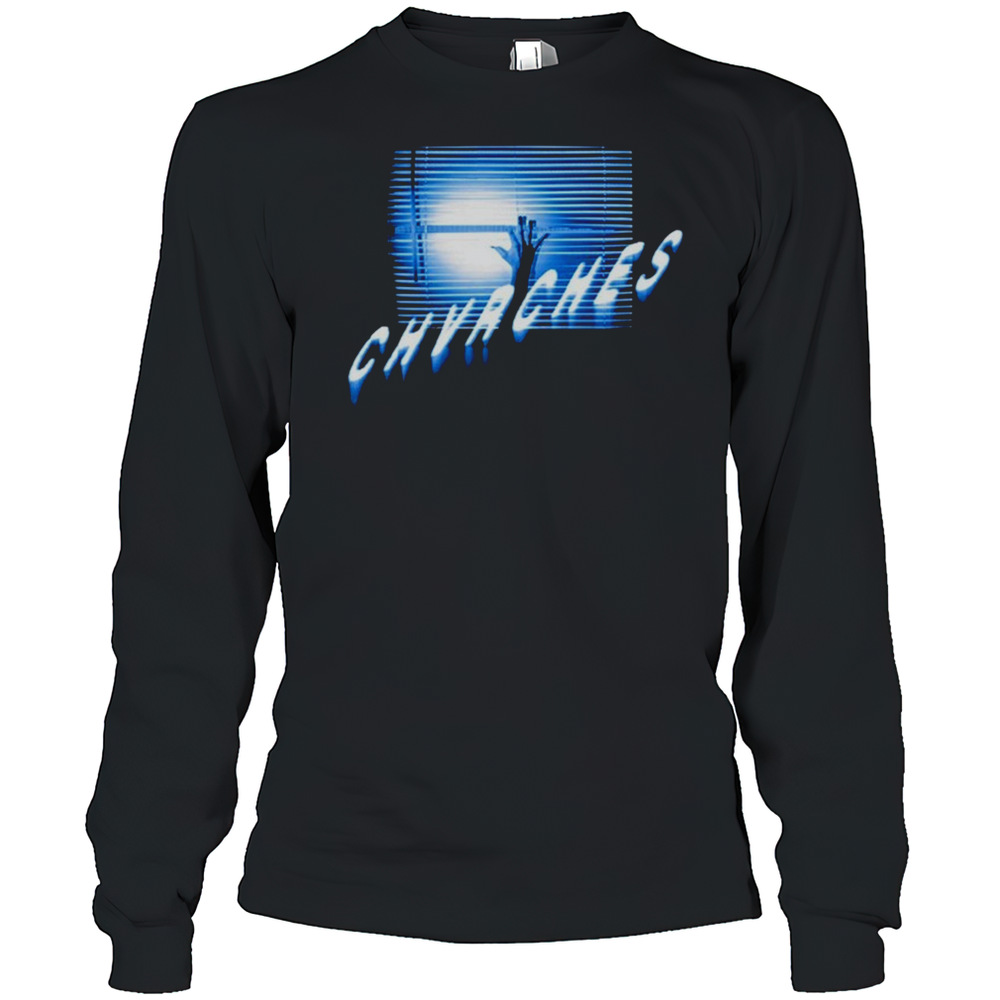 Chvrches Blue Album Hand T-shirt Long Sleeved