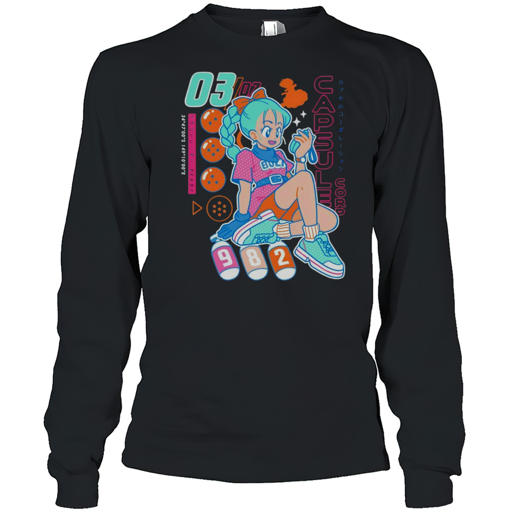 Dragon Ball Capsule Corp Shirt Long Sleeved