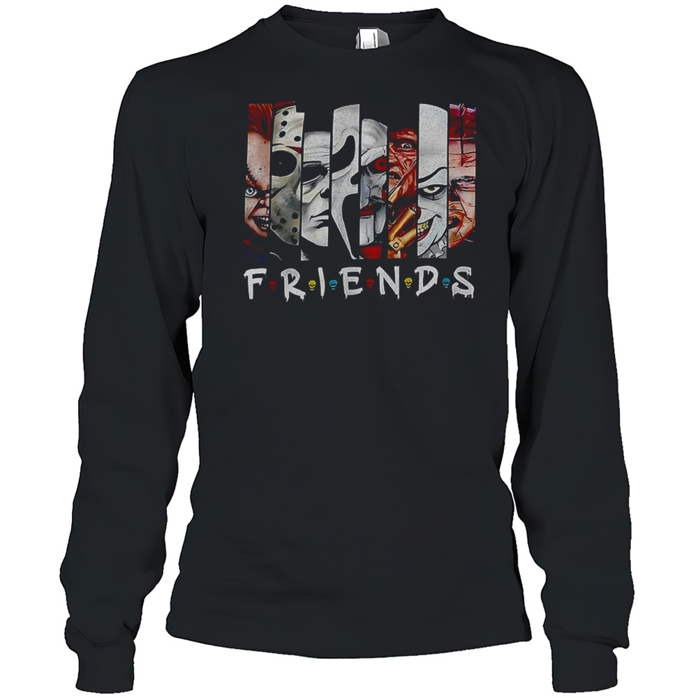 Friends TV Horror Characters Shirt Long Sleeved