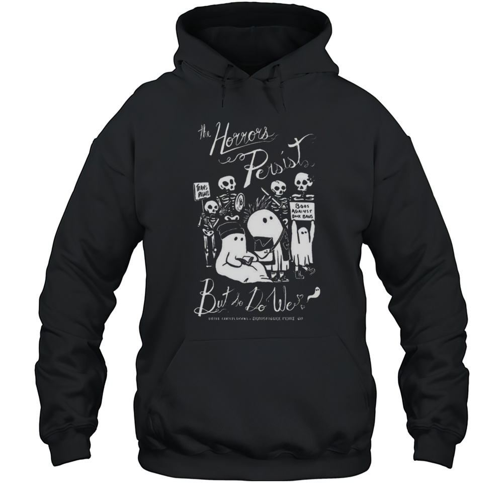 Protect Trans Rights Little Ghosts Books Transfigure Shirt Unisex Hoodie