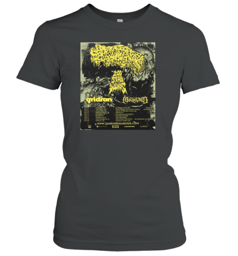 Sanguisugabogg Gridiron And Mutilatred May 09 Winnipeg MB May11 Columbus OH May 12 Allilentown PA 2025 Classic Women's T-shirt