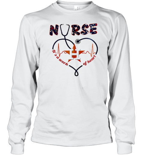 Astros Nurses Appreciation 2025 Long Sleeved T-shirt