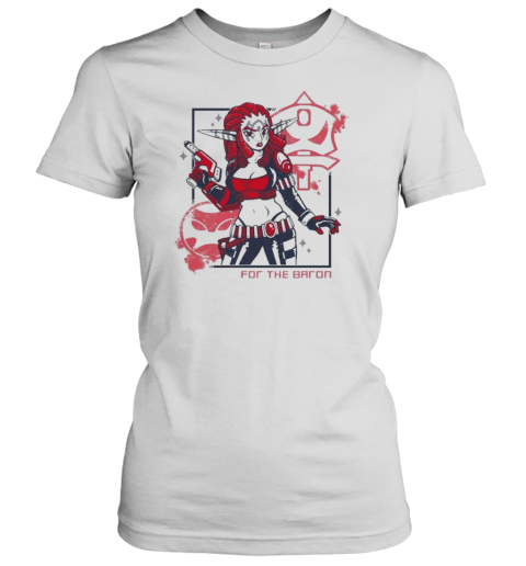 Crimson Captain Peppermint Bubble S Classic Women's T-shirt