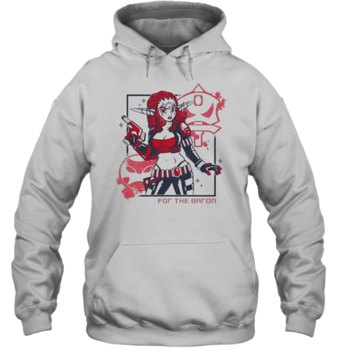 Crimson Captain Peppermint Bubble S Unisex Hoodie