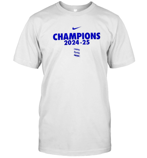 Champions 2024 25 Birmingham City FC Swoosh Logo T-Shirt
