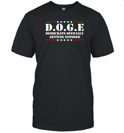 Doge Democrats Ly Getting Exposed T-Shirt