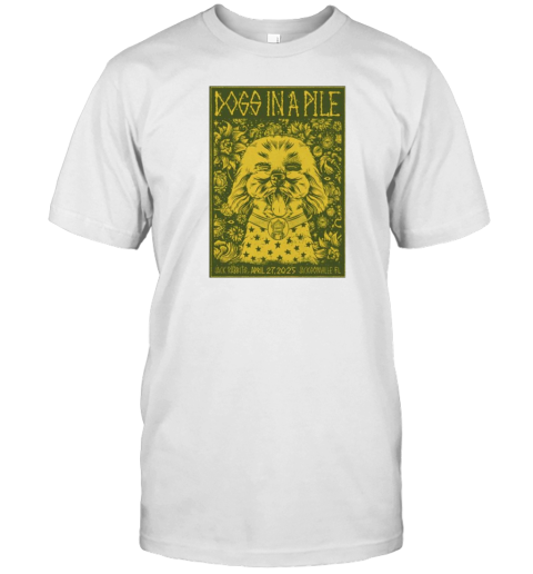 Dogs In A Pile Jack Rabbits Live Jacksonville, FL Apr 27Th 2025 T-Shirt