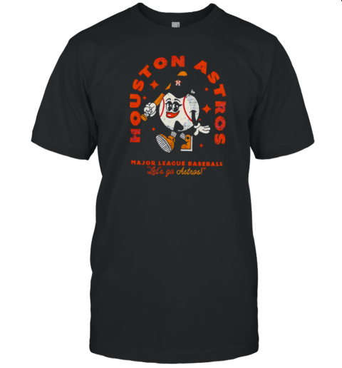 Houston Astros Oversized Throwback Character Major League Baseball T-Shirt