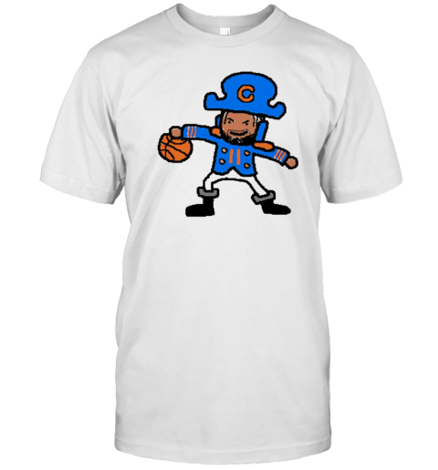 Jalen Brunson Captain Clutch Cartoon T-Shirt