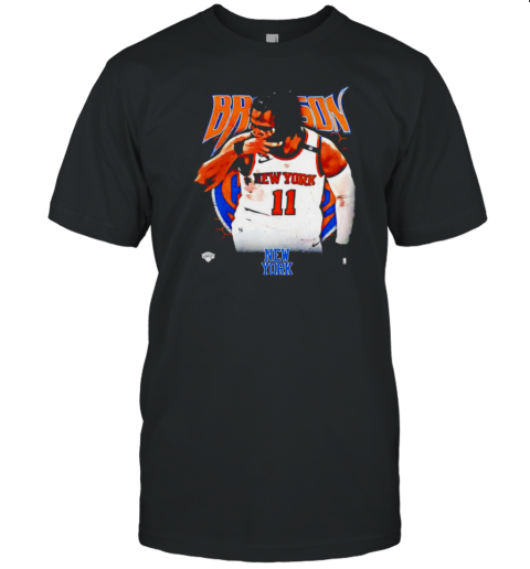 Jalen Brunson NY Knicks Player Collage T-Shirt
