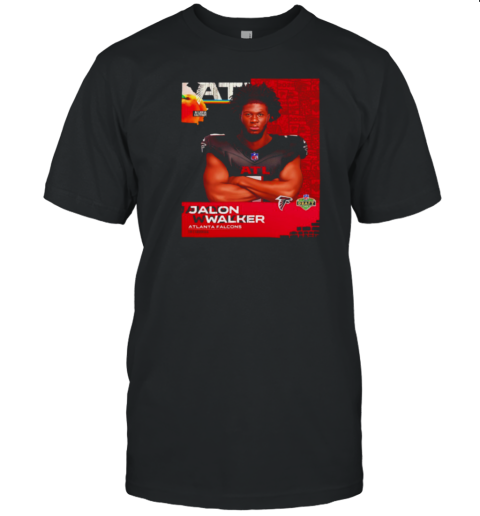 Jalon Walker Atlanta Falcons 2025 NFL Draft Art T-Shirt