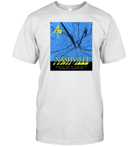 Metallica 72 Pop Up Store Nashville April 30 – May 3 2025 Lafayette ST T-Shirt