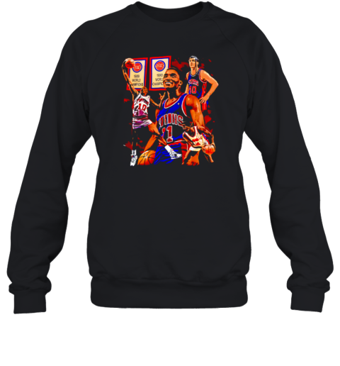 Pistons World Champions 1989 Graphic Retro Unisex Sweatshirt