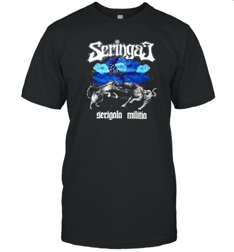 Seringai Wolf Fight Serigala Militia T-Shirt