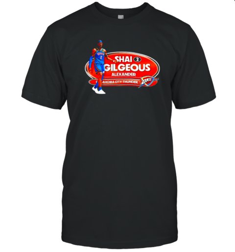 Shai Gilgeous Alexander OKC Thunder Basketball Playoffs 2025 T-Shirt Shai Gilgeous Alexander OKC Thunder Basketball Playoffs 2025 T-Shirt