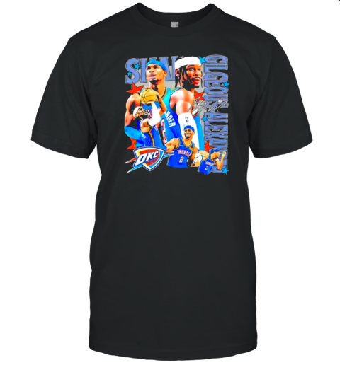 Shai Gilgeous Alexander Oklahoma City Thunder Player Collage T-Shirt