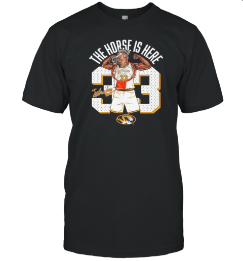 The Horse Is Here No 33 Joshua Gray Missouri Tigers T-Shirt