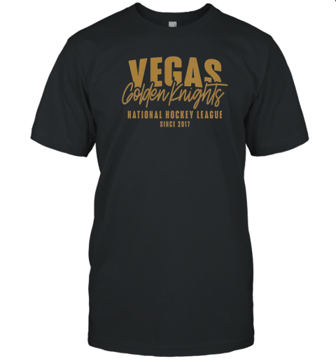 Vegas Golden Knights National Hockey League Since 2017 T-Shirt Vegas Golden Knights National Hockey League Since 2017 T-Shirt
