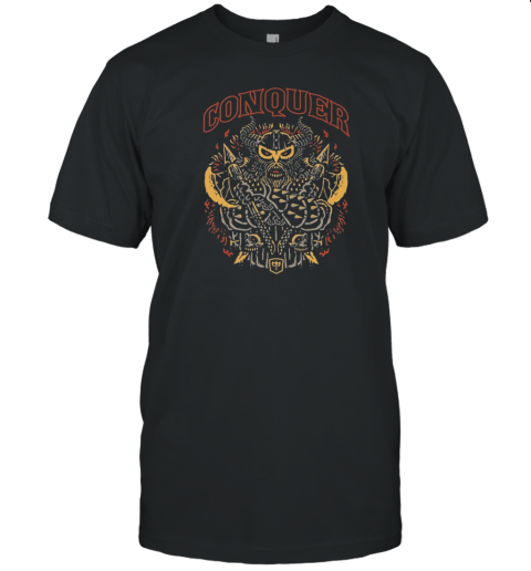 Conquer Viking Conquering Barbell T-Shirt
