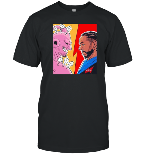 Game 7 Nikola Jokic Vs Kawhi Leonard X Majin Buu T-Shirt