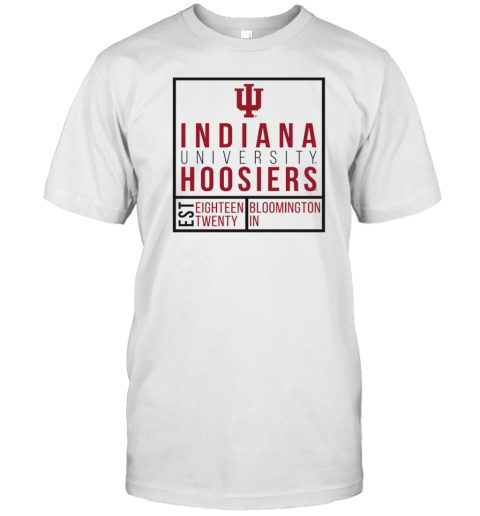 Indiana Hoosiers University Box T-Shirt